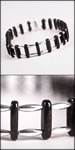 Silver and Jet Bronze Choker