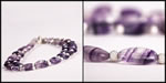 <span style='font-size: 12px;'>Fluorite Purple Double Necklace</span>