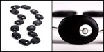 <span style='font-size: 12px;'>Onyx Frame with Stardust Silver Bead Necklace</span>