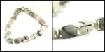 <span style='font-size: 12px;'>Grey Black Tourmalated Quartz and Silver Necklace</span>