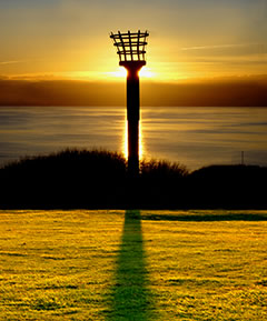Hastings Beacon at Sunset pic